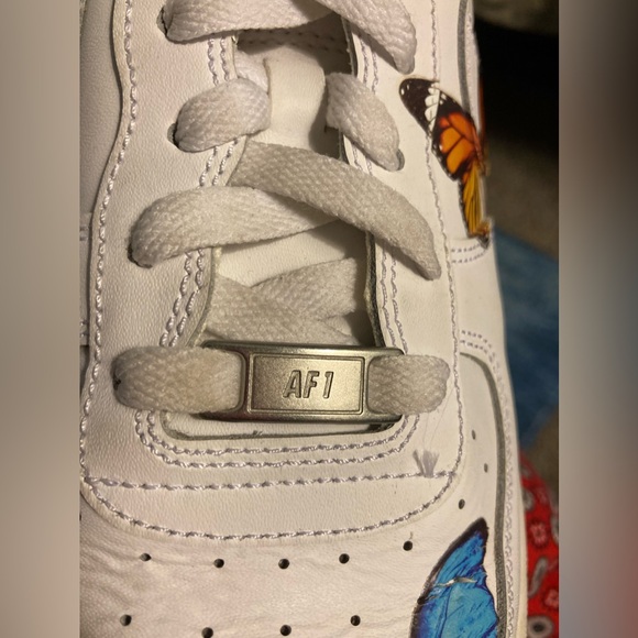 Nike Air Force one fiery butterfly sneakers - Picture 12 of 13
